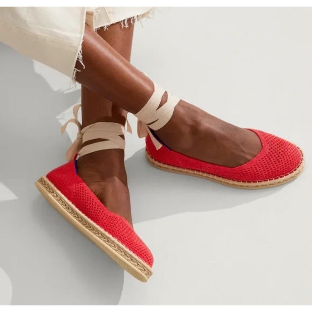 Rothy’s 9.5 The Espadrille Red Hot